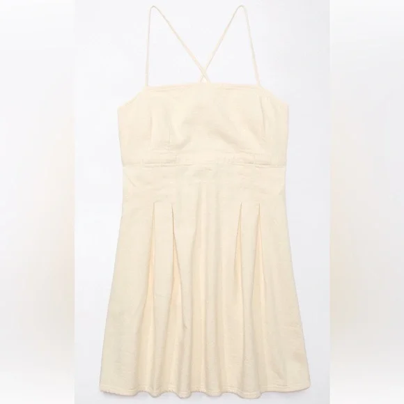 AE Dreamy Drape Pleated Strappy Mini Dress - Picture 3 of 4